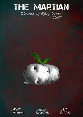 The Martian by Ridley Scott - film poster