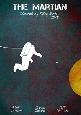 The Martian by Ridley Scott - film poster