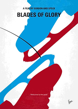 No562 My Blades of Glory minimal movie poster In 2002, ...