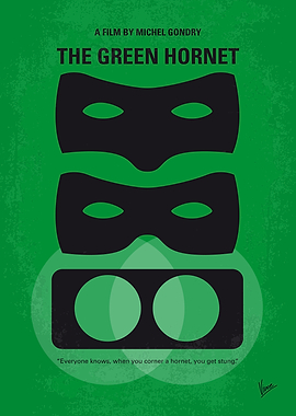 No561 My The Green Hornet minimal movie poster Followi ...