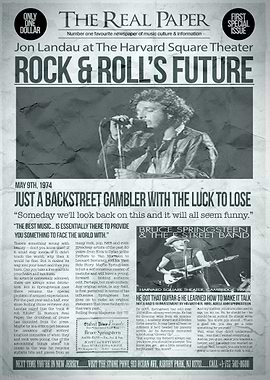 In May 1974 Jon Landau attended a concert at the Harvar ...