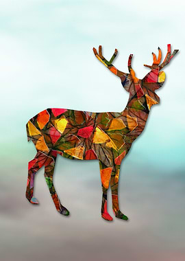 Animal Mosaic - The Deer