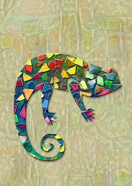 Animal Mosaic - The Chameleon