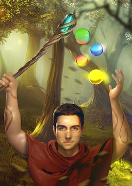 Merlin from the myths and legends.