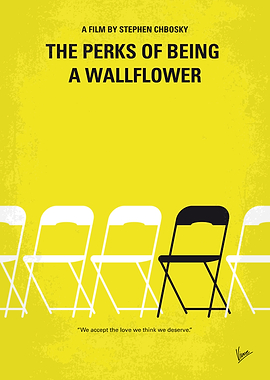 No575 My Perks of Being a Wallflower minimal movie post ...