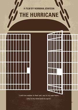 No570 My The Hurricane minimal movie poster The story ...