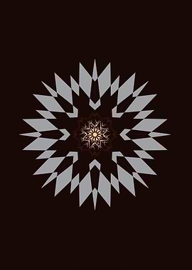 XMAS-SNOWFLAKE I . Vectorgraphic. ©2015 by Pia Schneide ...