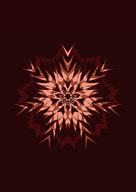 XMAS-SNOWFLAKE II-A. Vectorgraphic. ©2015 by Pia Schnei ...