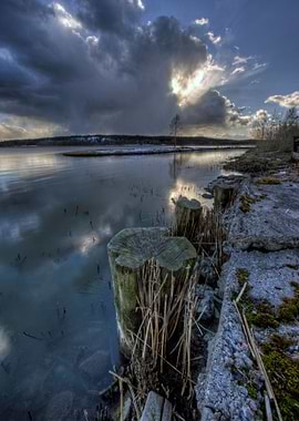 By the harbour in the smal town Trosa.