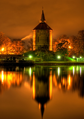 Old watertower in Malmoe.