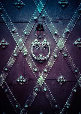 Closeup of an rnamented gate