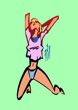 summergirl green tan