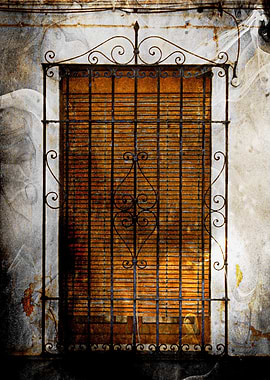 Found in Fuengirola, Southern Spain this window has had ...