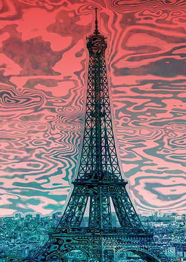 Modern Art Eiffel Tower