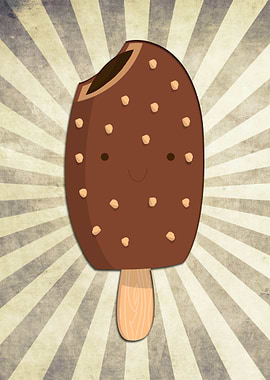 Cute chocolate ice cream!