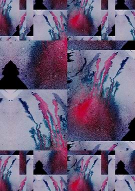 Half Dark BY GASPONCEPaint on asphalt/ photography/filt ...