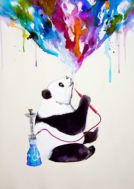 'Chai' my shisha panda from the Chilled Bears series of ...