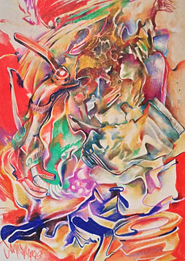 ' water pipes of rambling' (original painting ) :{D