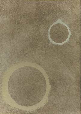 Two Circles modern art.