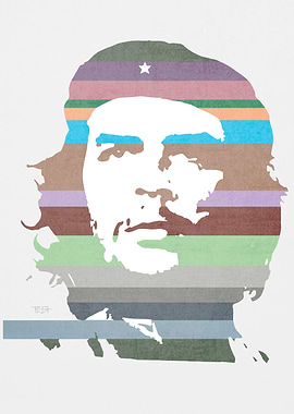 Hand drawn illustration or drawing of Che Guevara with ...