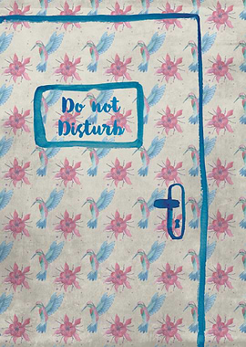 Do not disturb the one that lives behind this wallpaper ...