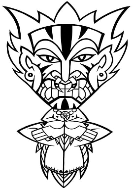 Tribal mask.