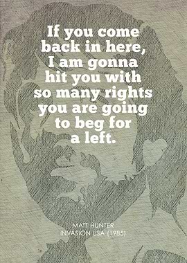 I had to type Matt Hunter on the poster as my keyboard ...