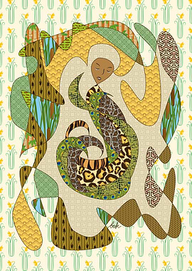 Mother Earth Abstract Illustration Animal Patterns - My ...