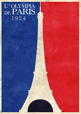 Olympic games poster - Paris 1924