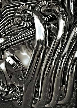 Close up of a Honda 400/4, the first mini superbike.