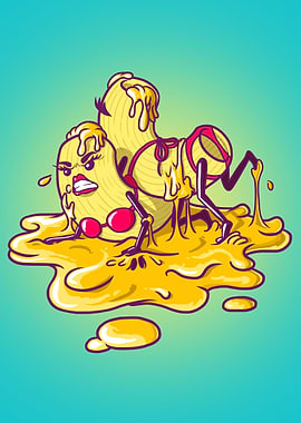 Hot Macs Wrestling in Cheese