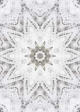 Snowflake Mandala CB