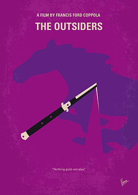 No590 My The Outsiders minimal movie poster The rivalr ...