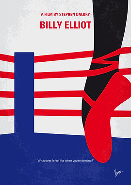 No597 My Billy Elliot minimal movie poster A talented ...