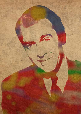Jimmy Stewart Watercolor Portrait
