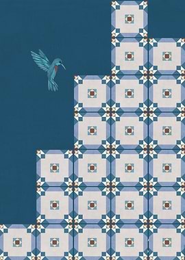 Cerulean hummingbird