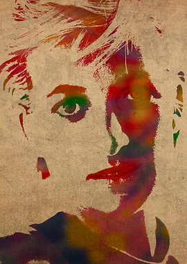 Princess Diana Watercolor Portrait