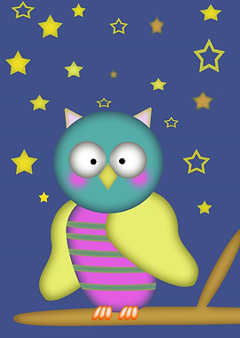 Good Night little Owl 2 CB