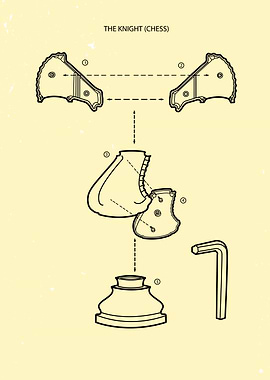 make your own chess knight with l tool