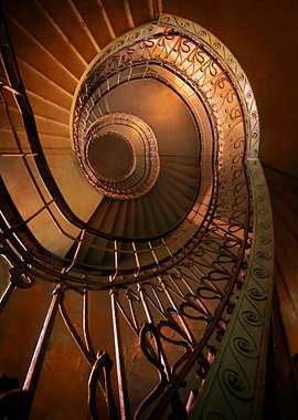 Golden Spiral Stairs