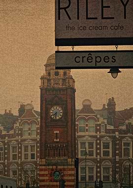 standing proud the iconic clock tower in crouch end N ...