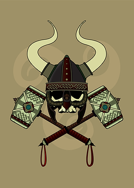 Viking skull
