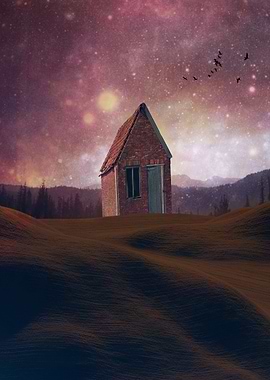 The house with the blue door