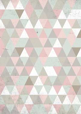 geometric style triangles shabby chic style