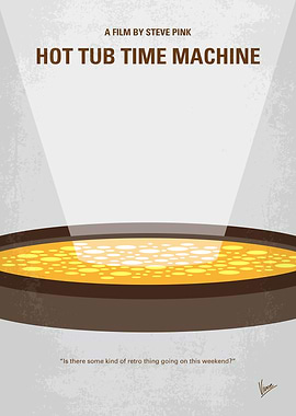 No612 My Hot Tub Time Machine minimal movie poster A m ...