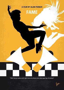 No619 My Fame minimal movie poster A chronicle of the ...
