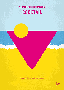 No603 My Cocktail minimal movie poster A talented New ...