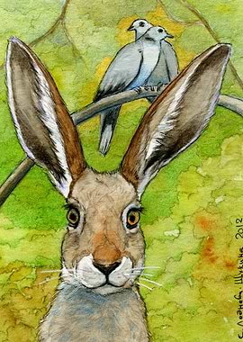 Funny bunnies-thoughts of love 836 by Svetlana Ledneva- ...