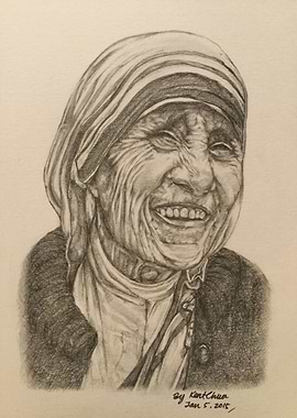 Mother Theresa. Kind Words Are Short To Speak But Their ...