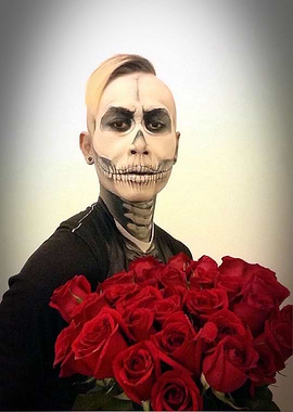 Skull Tux And Roses. Love Is Like Ghost Which Everyone ...